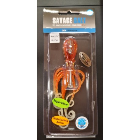 Octopus 3D by Savage Gear Brown Glow 