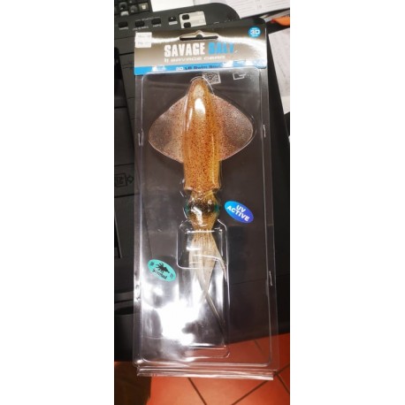 3D Swim Squid by Savage Gear Green Eye 