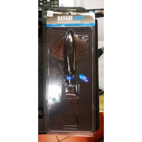 3D Swim Squid by Savage Gear Brown 