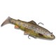 Artificiale Savage Gear Trout Rattle 4D Brown Trout 